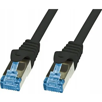 Síťový kabel Patchcord Logilink S/FTP 6a RJ45 / RJ45 20 m černý