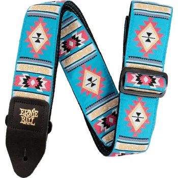 Kytarový popruh Kytarový popruh ERNIE BALL Sedona Blue Jacquard