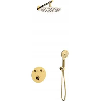 Sprchový set Corsan Sprchový set sprchový set LUGO Z04TGL Termostat Sprchová Hlavice Zlatý