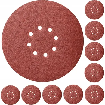 Brusný papír Brusný papír NA SUCHÝ ZIP pro brusku na ŽIRAFU s 8 otvory 225 mm P180 10 ks