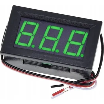 Bezpečnostní kamera Měřič MSALAMON Voltmetr DC LED displej 0.56" zelený