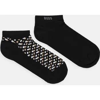 Pánské ponožky Ponožky BOSS 2P AS Monogram CC 2-pack 50524521 černá 99X, vel. 39-42