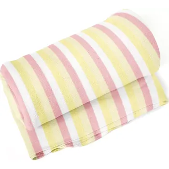 deka Sablio Deka Žlutorůžové pruhy - 150x120 cm