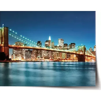 Plakát Sablio Plakát Rozsvícený most 2 - 60x40 cm