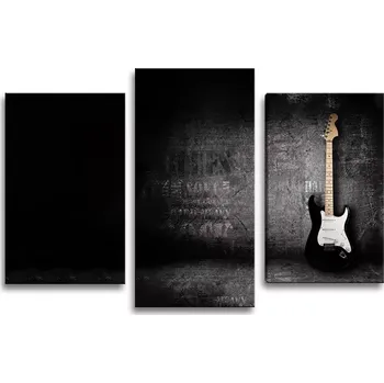 Obraz Sablio Obraz - 3-dílný Kytara - 75x50 cm