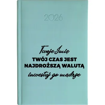 Kalendář Knižkový kalendář 2026 A5 FunnyCase modrý