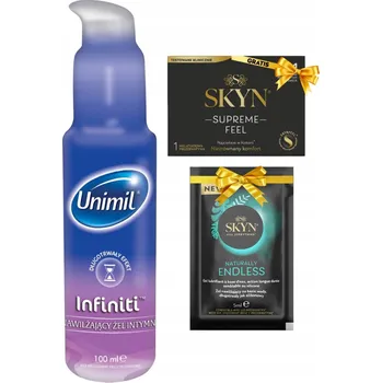 Lubrikační gel Unimil Intimní Gel Lubrikant Infiniti 100 ml + Dárek