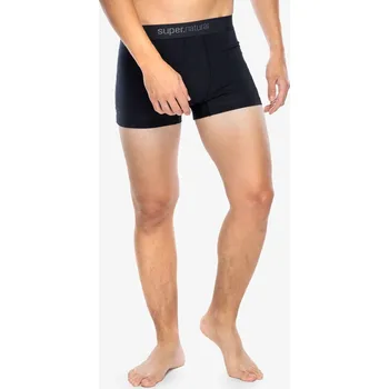 Boxerky Termoaktivní boxerky Super.natural Tundra175 Boxer 2-Pack - černá (jet black) XXL