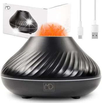 Aroma difuzér Zvlhčovač vzduchu difuzér aroma olejů aromaterapie oheň vůně pro domácí relaxaci