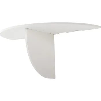 police Závěsná nástěnná police bílá matná na květiny a knihy