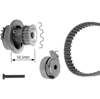 Vodní pumpa + sada ozubeného rozvodového řemene BOSCH 1 987 948 733