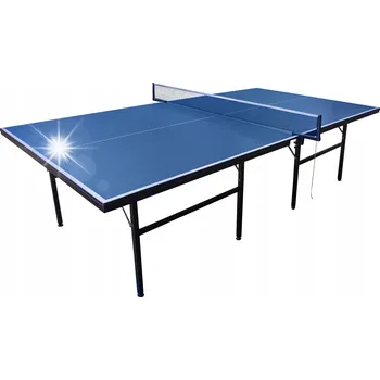 Stolní tenis Stůl na stolní tenis ping pong sada síťka pálky míčky modrý