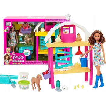 Mattel Barbie Farma – Veselé kuřátka + panenka HGY88