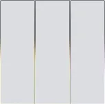 Avatto TS60-EU-W3 Dotykový ZigBee Spínač Světla Trojitý TUYA Bílý