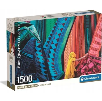 Puzzle PUZZLE 1500 EL VLAJÍCÍ TKÁNĚ CLEMENTONI 31740