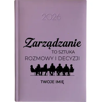 Kalendář Knižní kalendář 2026 A5 FunnyCase fialový