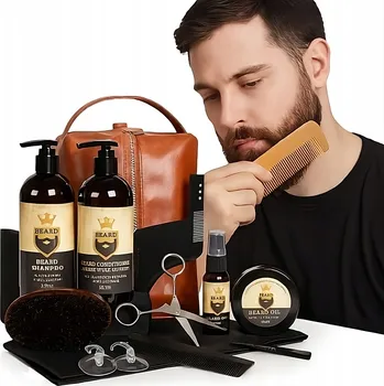 Kosmetická sada SADA PRO PÉČI O VOUSY PŘÍSLUŠENSTVÍ OLEJ + KOSMETICKÁ TAŠKA DÁREK PREMIUM