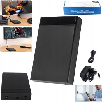 Externí pevný disk Pouzdro / Adaptér pro 2,5" / 3,5" HDD / SSD disk, USB externí