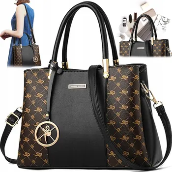 DÁMSKÁ KOŽENÁ KABELKA PŘES RAMENO S ZIPEM - ELEGANTNÍ TAŠKA DO PRÁCE, DO ŠKOLY I NA NÁKUPY