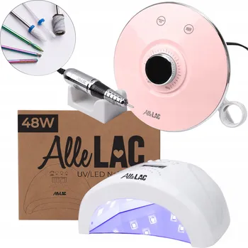 Sada na hybridní manikúru s Bruska 68W + LED/UV lampa 1S ALLELAC 48W 2v1