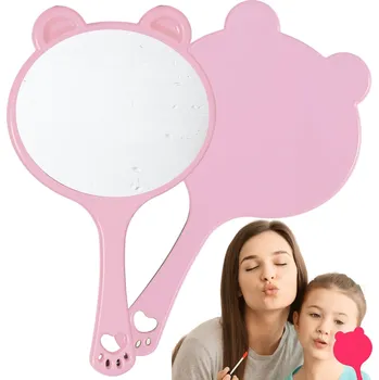 Kosmetické zrcátko Kapesní zrcátko růžové Deni Carte