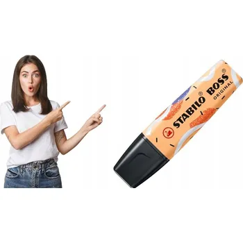 Zvýrazňovač Zvýrazňovač Stabilo oranžový 1 ks