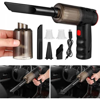Vysavač 1 sada přenosného vysavače do auta Bezdrátový ruční vysavač Air Duster