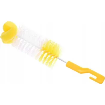 Kartáč na nádobí Kartáč na mytí lahví s houbičkou - Pro dokonalé čištění