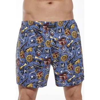 Pánské spodní prádlo Pánské boxerky Cornette Classic 001/152 vel. M (46) volné, pirátský vzor