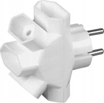 Elektrická zásuvka Elektrická Zásuvka rozbočka Swe bílá
