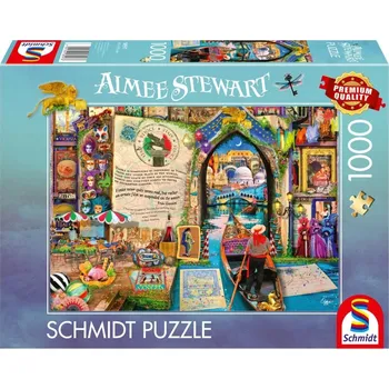Puzzle Puzzle Schmidt Spiele 1000 dílků AIMEE STEWART Benátky/Itálie
