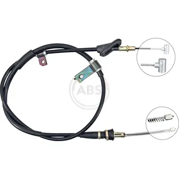 Lanko parkovací brzdy Lanko ruční brzdy A.B.S. K14094