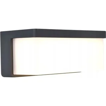 Venkovní osvětlení Venkovní nástěnné svítidlo Lutec šedé s integrovaným LED zdrojem 0 W