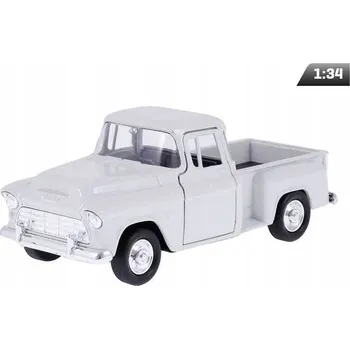 autíčko Model 1:34, Chevrolet Stepside Pick Up 1955, bílý (A00880CHSB)