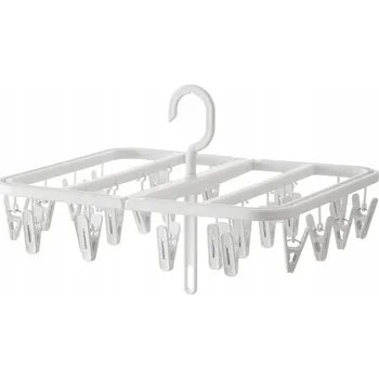 Sušák na prádlo Čtvercový závěsný sušák na prádlo s 24 kolíčky