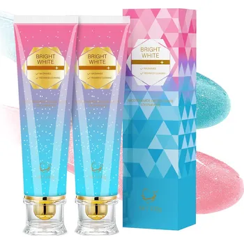 zubní pasta Bělící zubní pasta s niacinamidem, chrání zubní sklovinu, bez fluoridu, 2 kusy