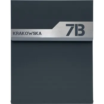 Poštovní schránka Poštovní schránka euroschránka, vhoz Prime šedá