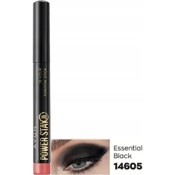 Přípravek na oči AVON Stín POWER STAY 16 hodin ESSENTIAL BLACK