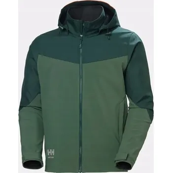 Pánská softshellová bunda Pánská bunda HELLY HANSEN SOFTSHELL OXFORD s odepínací kapucí, pracovní, velikost M