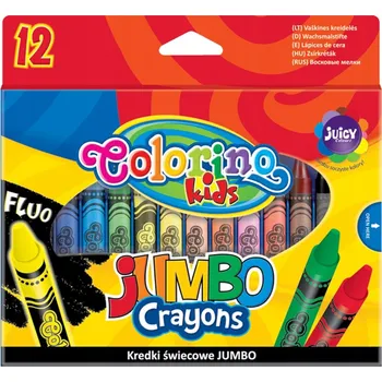 Kresba Voskovky Colorino 12 ks JUMBO
