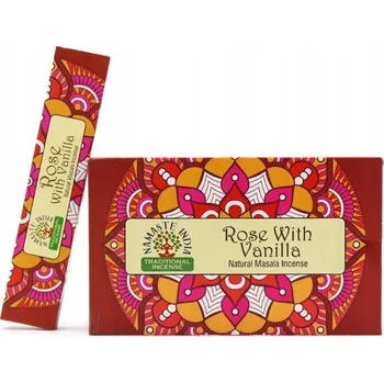 Vonná tyčinka Vonné tyčinky Namaste India – růže a vanilka 15 g