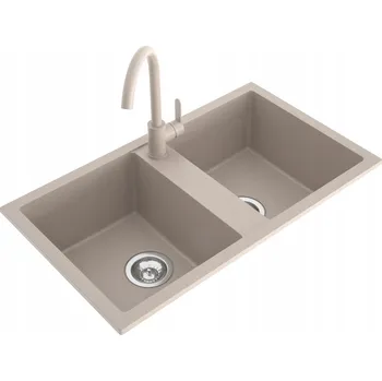 Granitový dřez Dvoukomorový dřez Milo Prado granit béžový