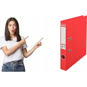 Šanon A4 ESSELTE No.1 Vivida 50mm červený (červený)