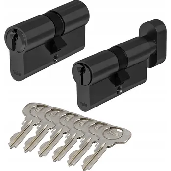 Vložka do dveří Sada vložek YALE 500 27/45 + 27G/45 systém jednoho klíče