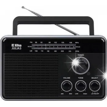 Radiopřijímač ELTRA Rádio Julia 3 černé