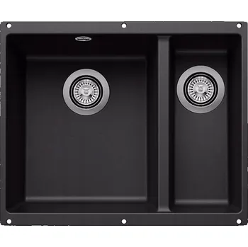 Granitový dřez Dvoukomorový dřez Blanco granitový šedý