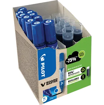 Popisovač na bílou tabuli "V-Board Master" + náplň, modrá, 2,3mm.
