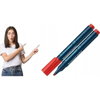 Permanentní popisovač Maxx 133 seříznutý červený fix