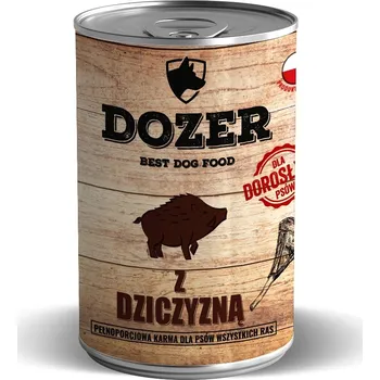 Krmivo pro psa Dozer vlhké krmivo pro psy zvěřina 400g