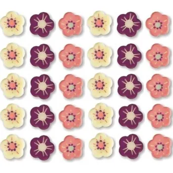 Čokoláda Hospodyňkám.cz Čokoládové mini kytičky 30ks